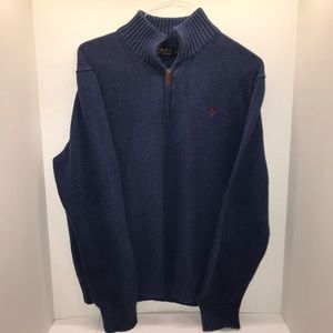 Polo Quarter Zip Sweater L